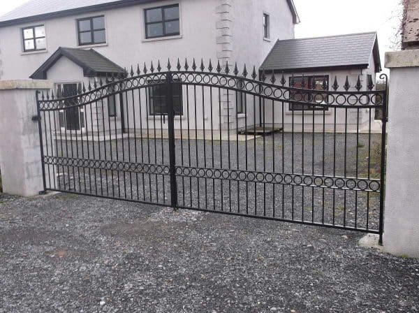 wrought iron entrance gates galway